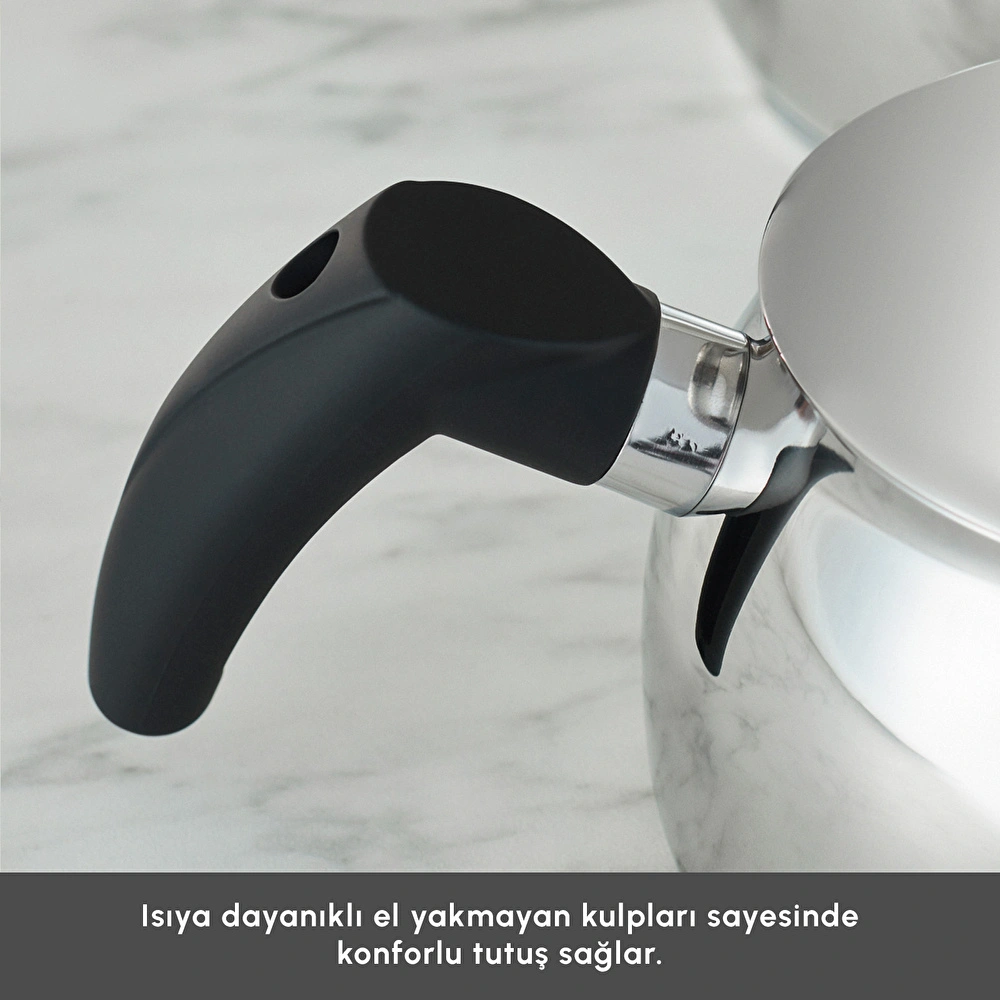Karaca Alim İndüksiyon Tabanlı Midi Boy Çaydanlık görseli 5