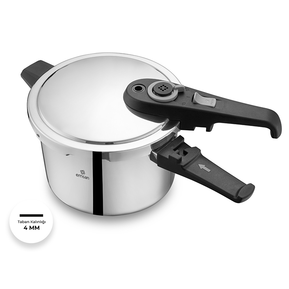 Emsan Fast Cooker Çift Emniyetli Düdüklü Tencere 4 +6 Lt görseli 8