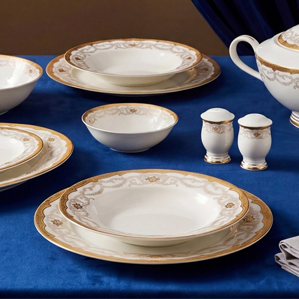 Weimar Eleonore Of Neuburg 12 Kişilik 63 Parça Yemek Takımı görseli 4