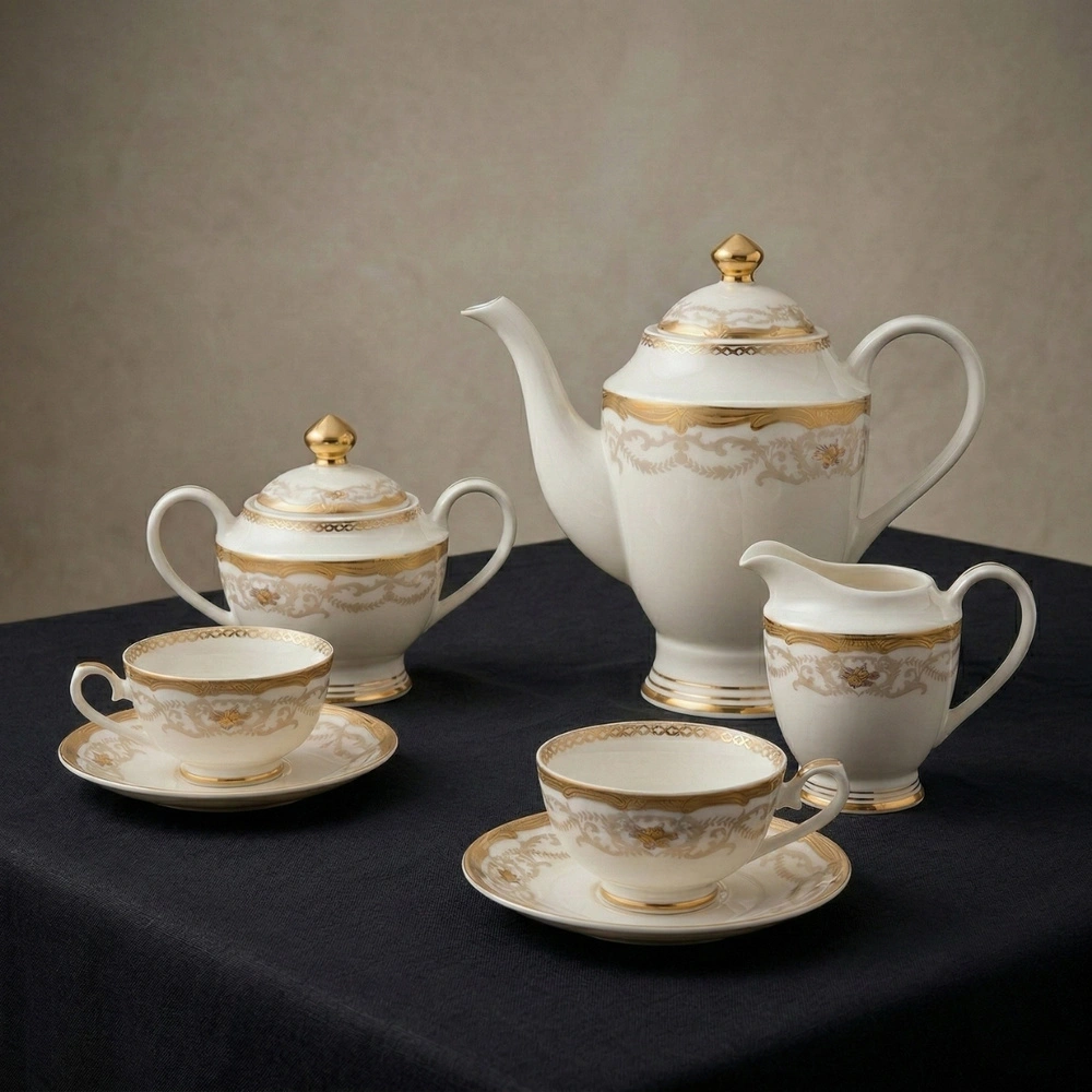 Weimar Eleonore Of Neuburg 15 Parça 250 ml Çay Seti görseli 5
