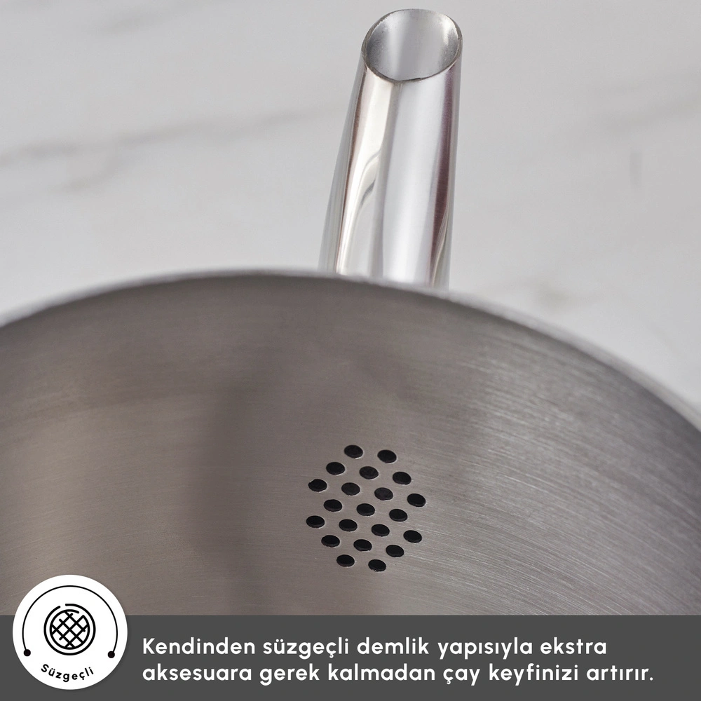 Karaca Asiye Maxi Çaydanlık Takımı Siyah görseli 4