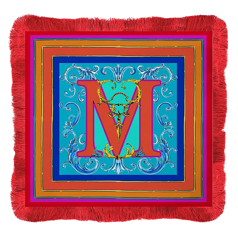 Baci Milano Ortigia Amerikan Servisi M Harfli 38 cm x 38 cm görseli 1