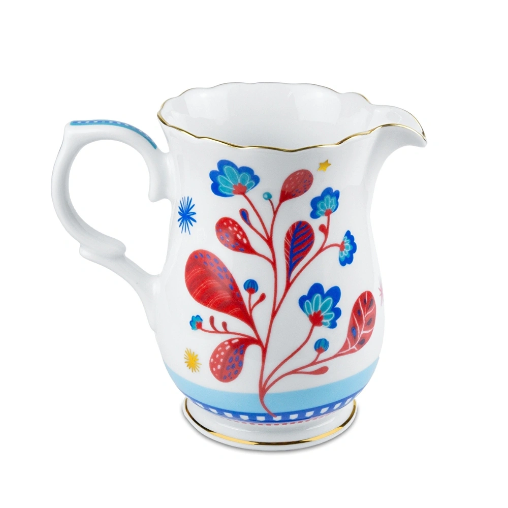 Baci Milano Mamma Mia Yaprak Desenli Sütlük 22 cm x 12,5 cm x 19 cm görseli 1