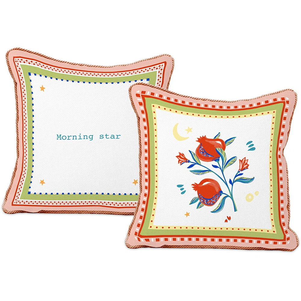 Baci Milano Mamma Mia Pomegranate Yastık Cotton 45x45 Cm görseli 1