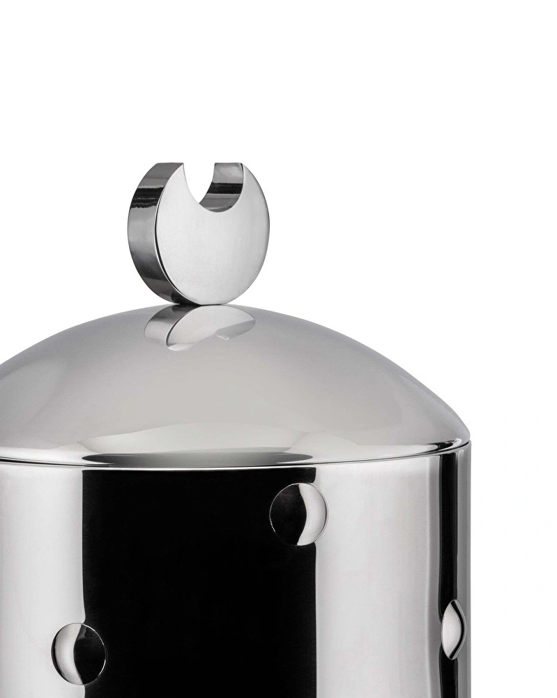 ALESSI KALİSTO 1 KROM KAVANOZ 11X21 CM SH görseli 3