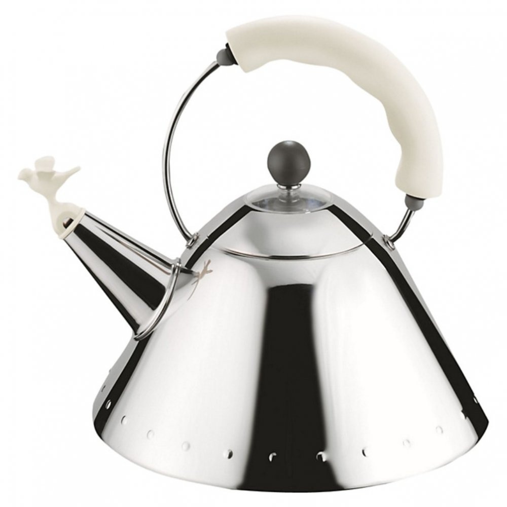 Alessi 9093 Su Isıtıcı Düdüğü Beyaz UK görseli 1