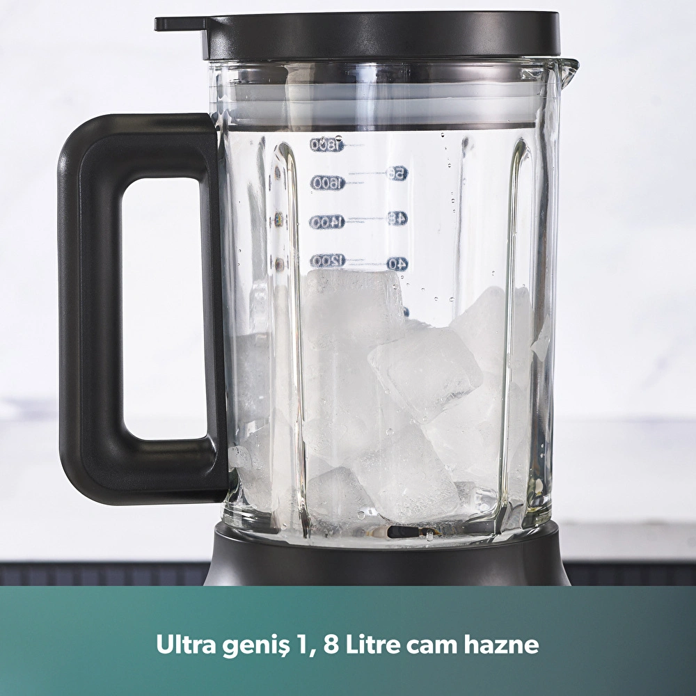 Homend Artfood 4925h Profesyonel Blender Siyah 1200W görseli 4