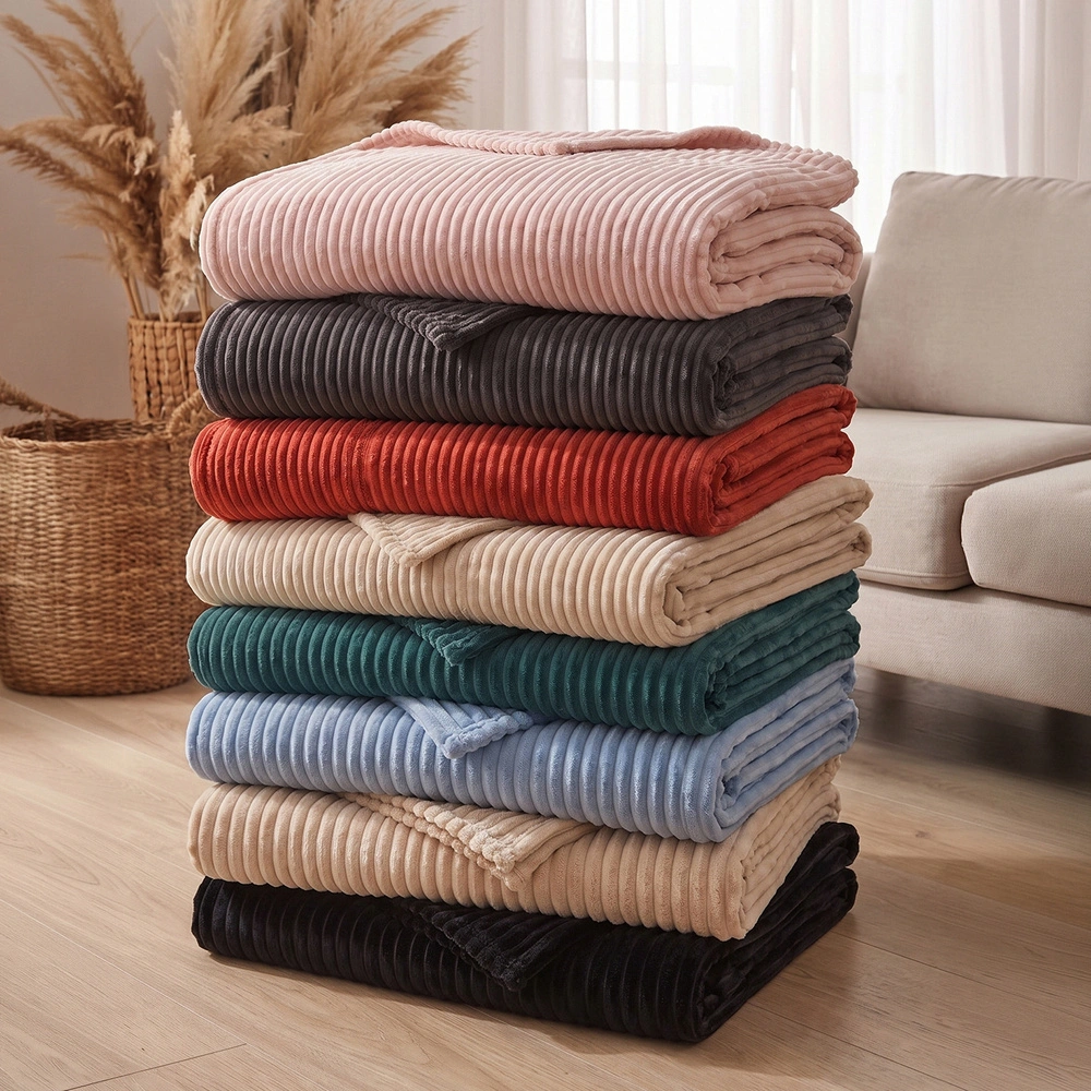 Karaca Home Joena Petrol Çift Kişilik Battaniye görseli 7