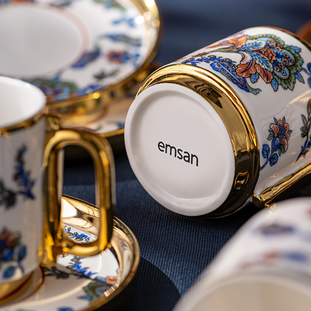 Emsan Kandilli 6 Kişilik Kahve Fincan Takımı görseli 5