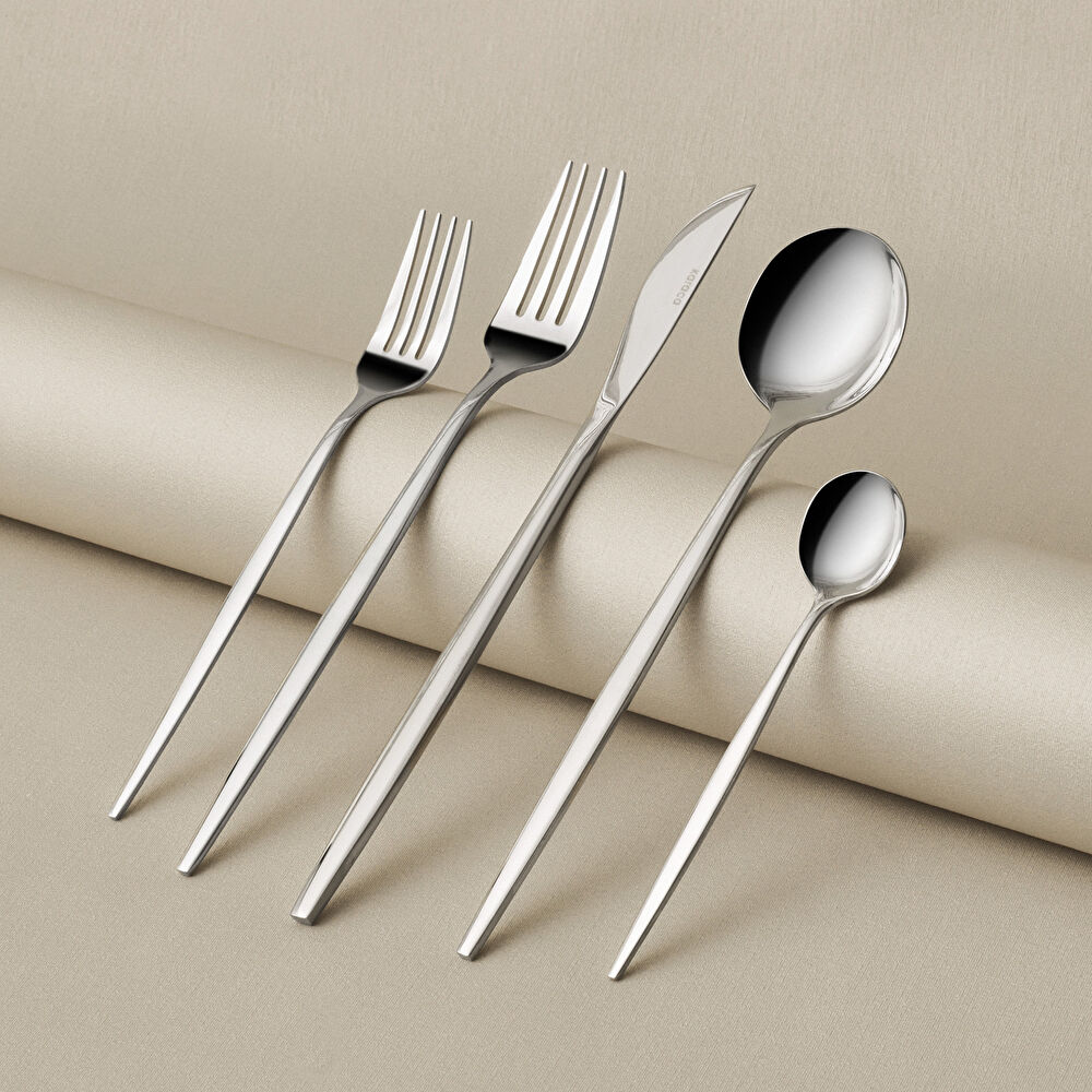 Karaca Orion Platin 6 Kişilik 30 Parça Çatal Kaşık Bıçak Takımı