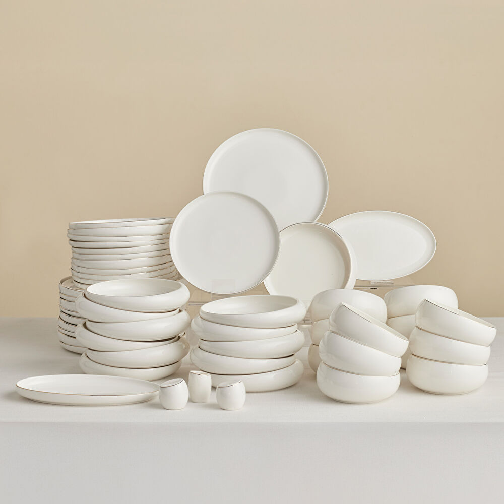 Karaca Stream Bone Astro 53 Parça 12 Kişilik Yemek Takımı Gold