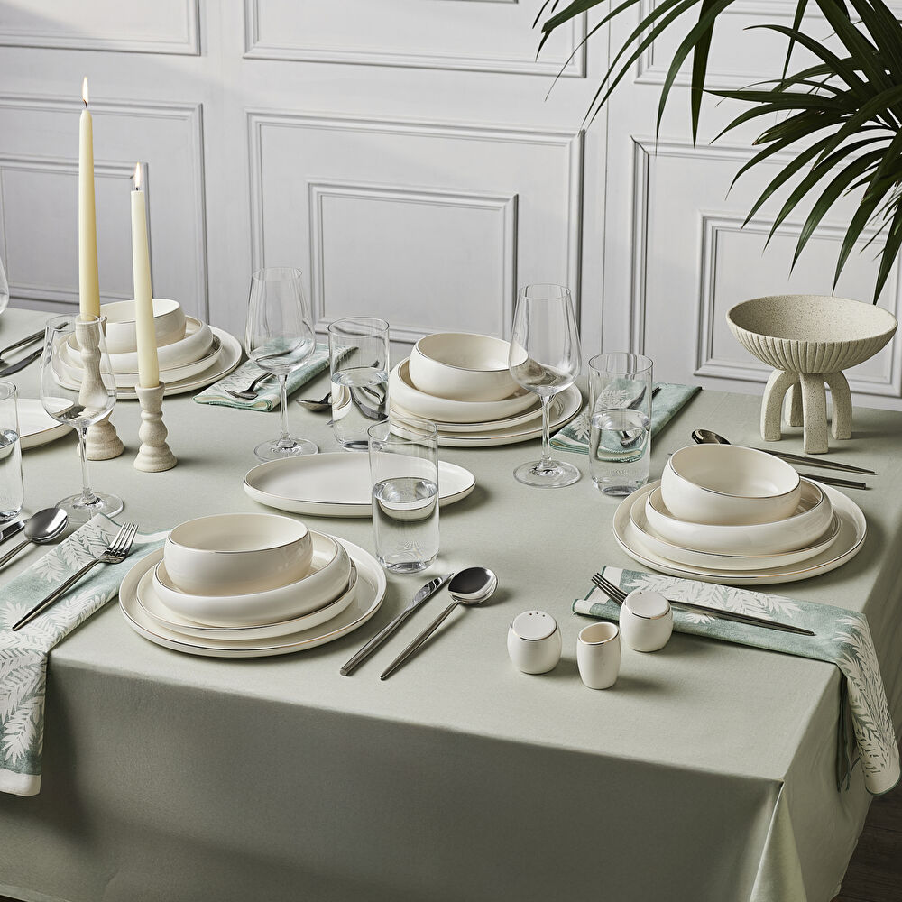 Karaca Stream Bone Astro 53 Parça 12 Kişilik Yemek Takımı Gold thumbnail 5