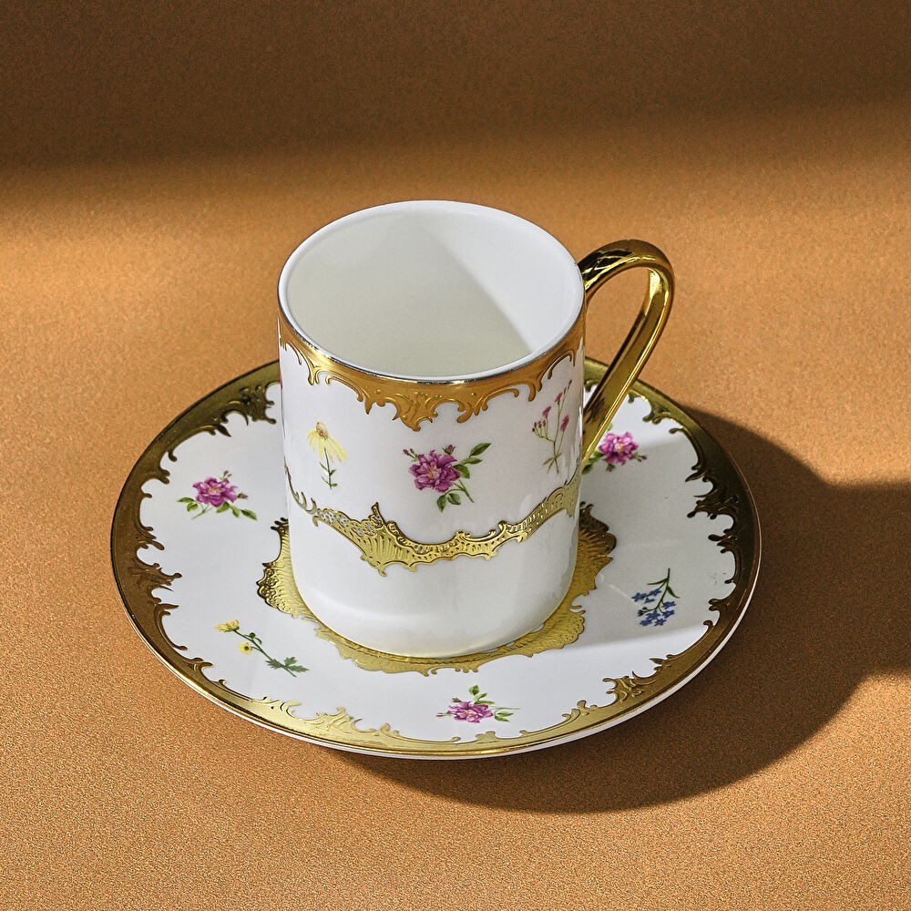 Karaca Bihter 6 Kişilik Kahve Fincan Takımı 90 ml thumbnail 4