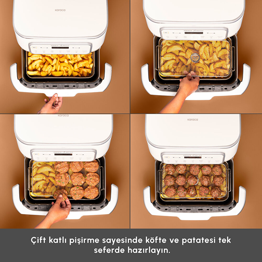 Karaca Air Pro Cook x Refika Airfryer 9L görseli 10
