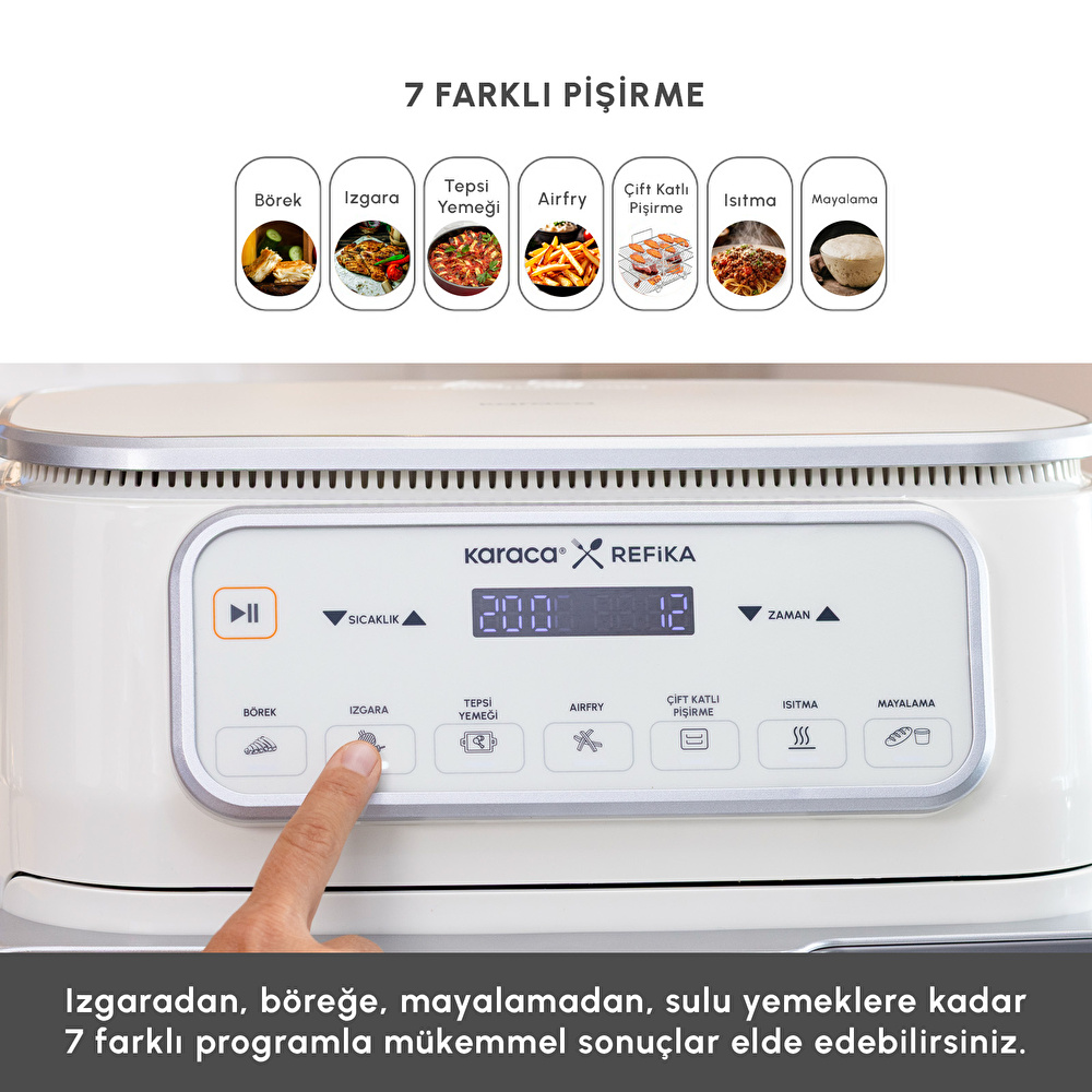 Karaca Air Pro Cook x Refika Airfryer 9L görseli 8