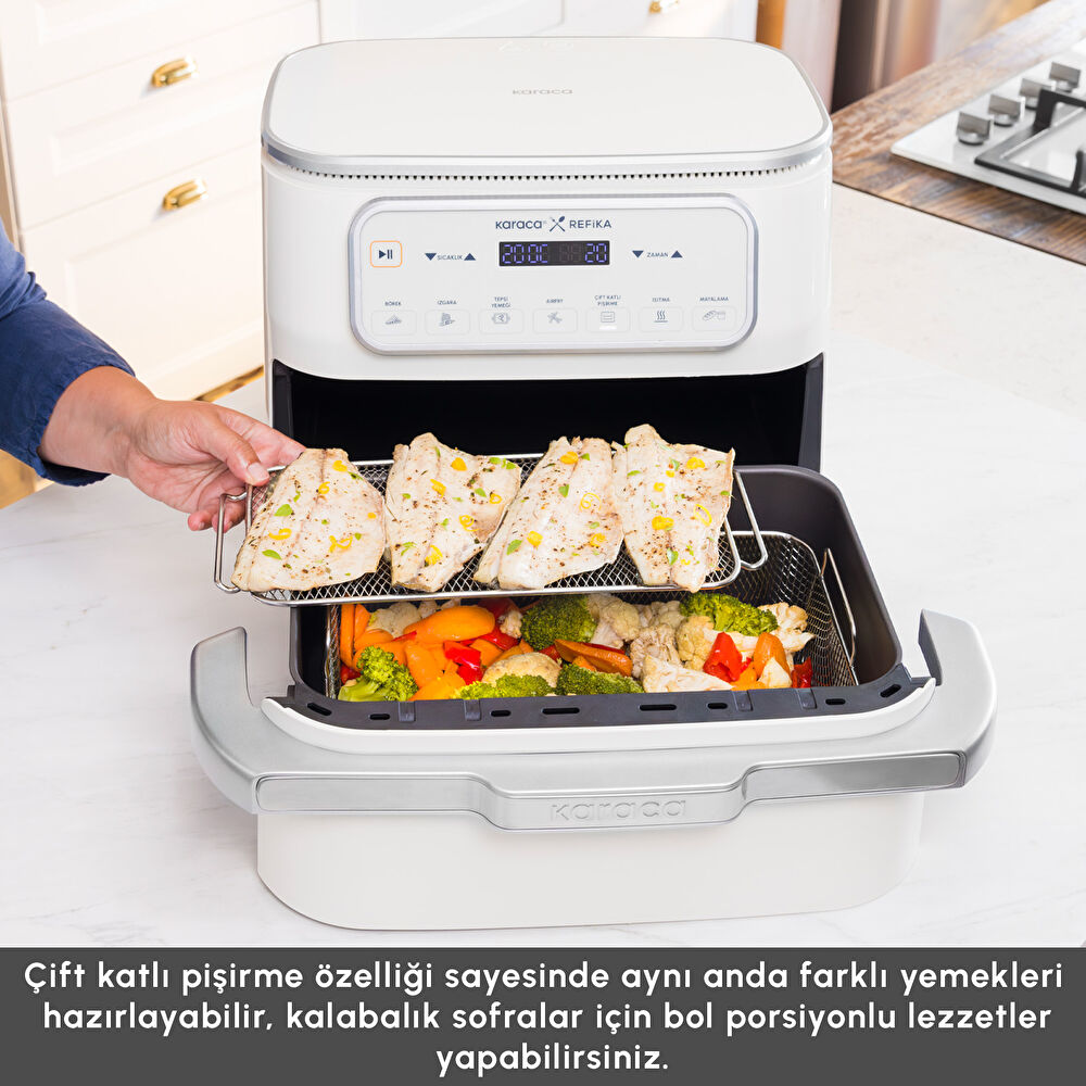 Karaca Air Pro Cook x Refika Airfryer 9L görseli 9