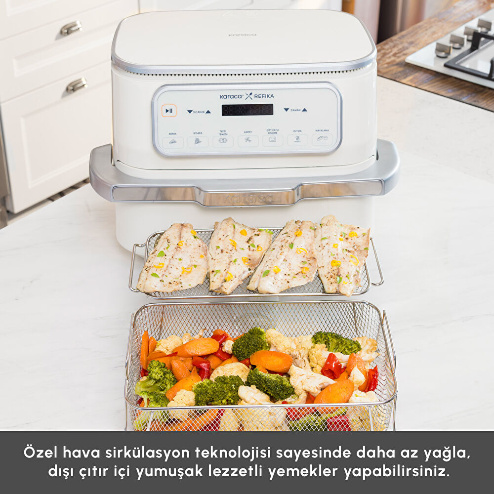 Karaca Air Pro Cook x Refika Airfryer 9L görseli 7