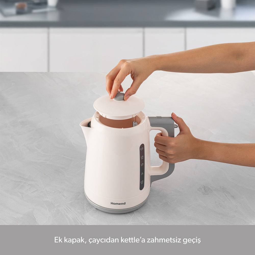 Homend Royaltea 1756H Çay Makinesi Beyaz görseli 4