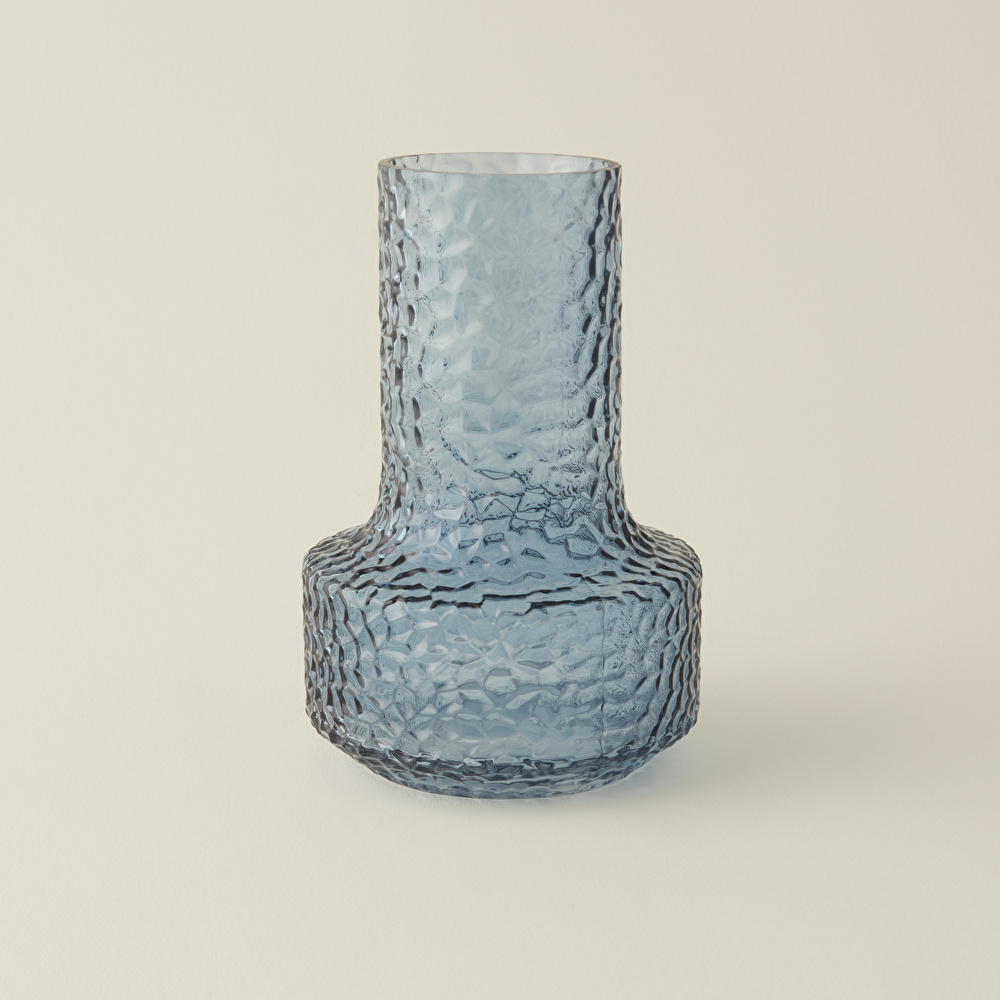 Karaca Home Nessa Vazo Mavi 17x25,5 cm görseli 3