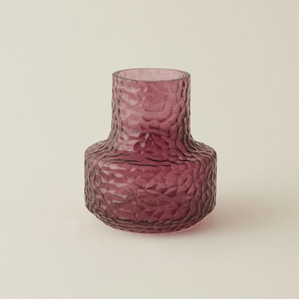 Karaca Home Nessa Vazo Mor 15x17 cm görseli 3