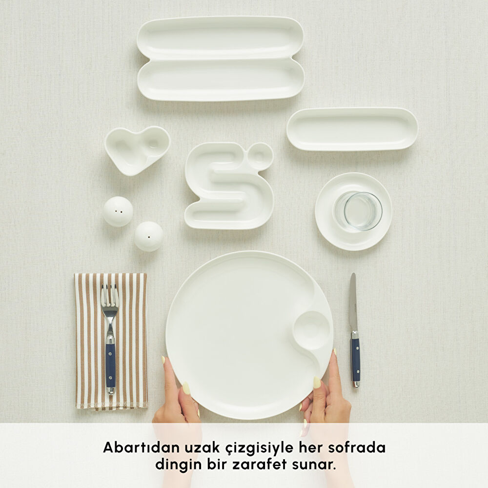 Karaca Stream Bone Salsa 34 Parça 6 Kişilik Kahvaltı Takımı thumbnail 4