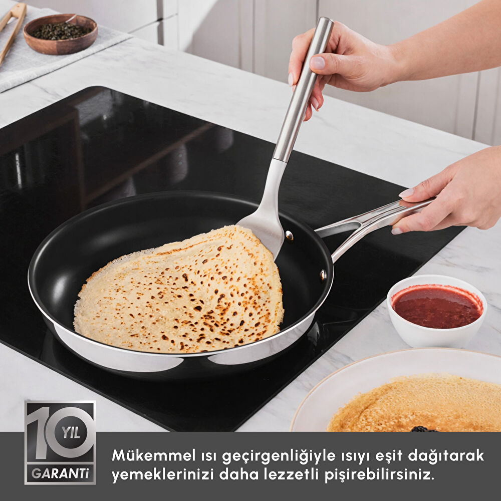 Karaca Plasma Steel 316+ 3Ply Tava 28 cm thumbnail 6