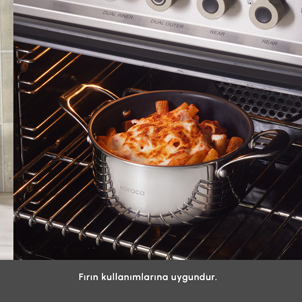 Karaca Plasma Steel 316+ 3Ply Karnıyarık Tencere 28 cm thumbnail 9