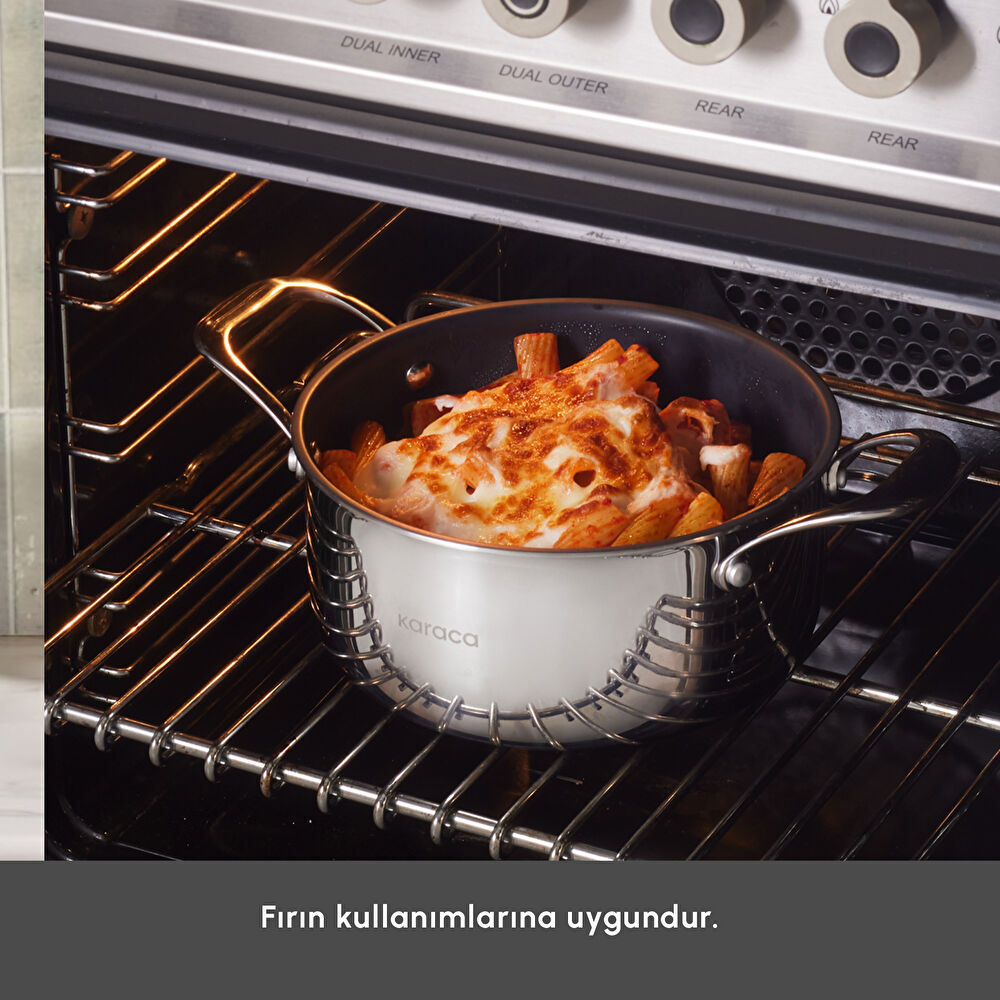 Karaca Plasma Steel 316+ 3Ply Karnıyarık Tencere 30 cm thumbnail 9