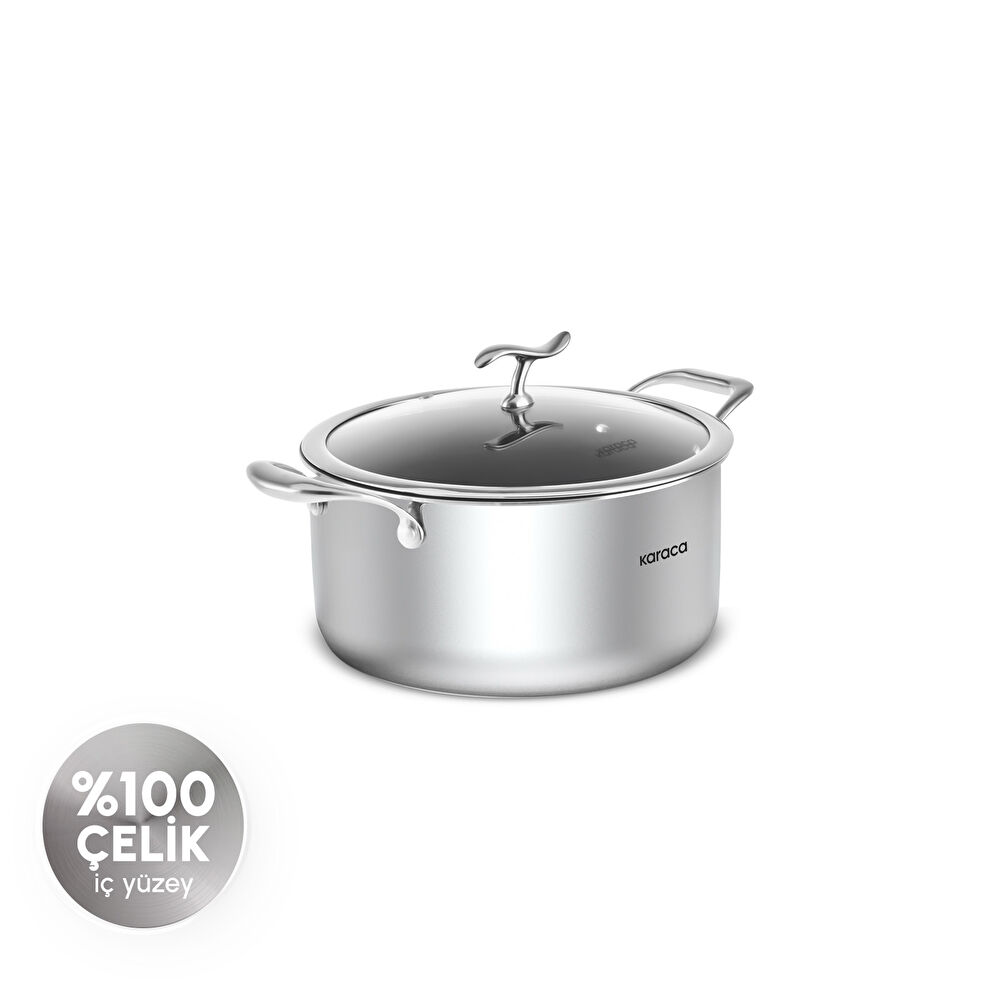 Karaca Plasma Steel 316+ 3Ply Tencere 20 cm