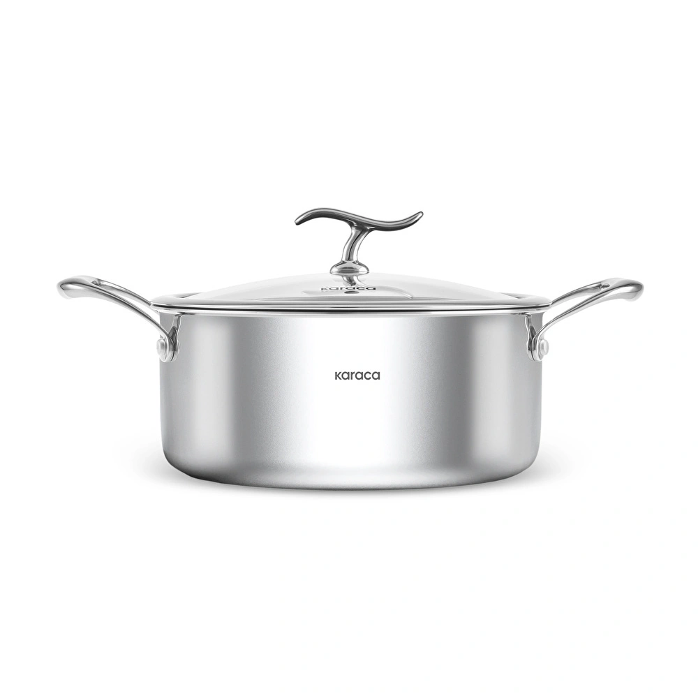 Karaca Plasma Steel 316+ 3Ply Tencere 24 cm görseli 1