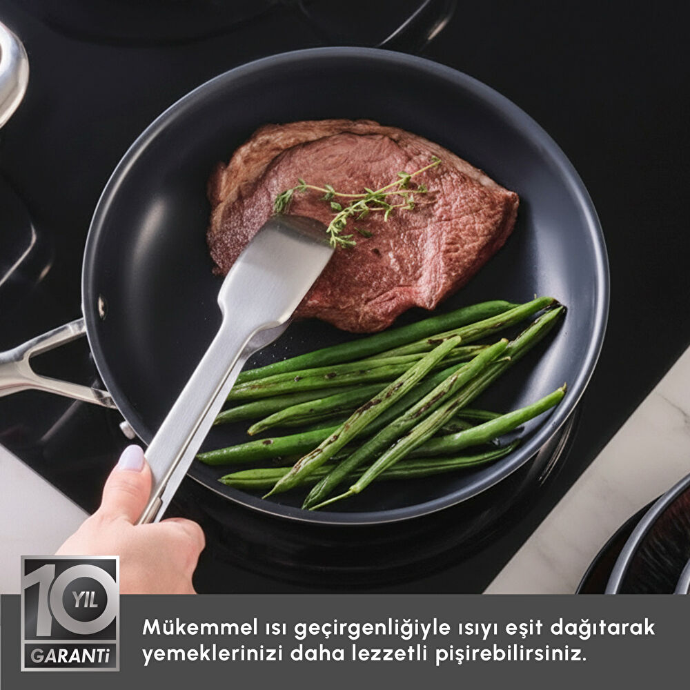 Karaca Plasma Steel 316+ 3Ply 7 Parça Tencere ve Tava Seti thumbnail 8