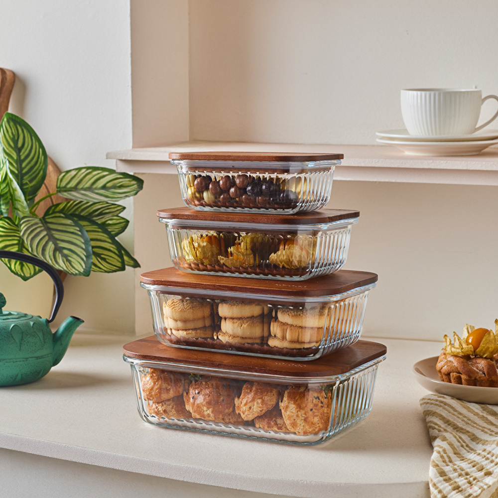 Karaca Massi Acacia Cam Saklama Kabı 1500 ml thumbnail 5