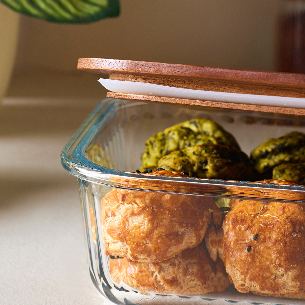 Karaca Massi Acacia Cam Saklama Kabı 1500 ml thumbnail 2