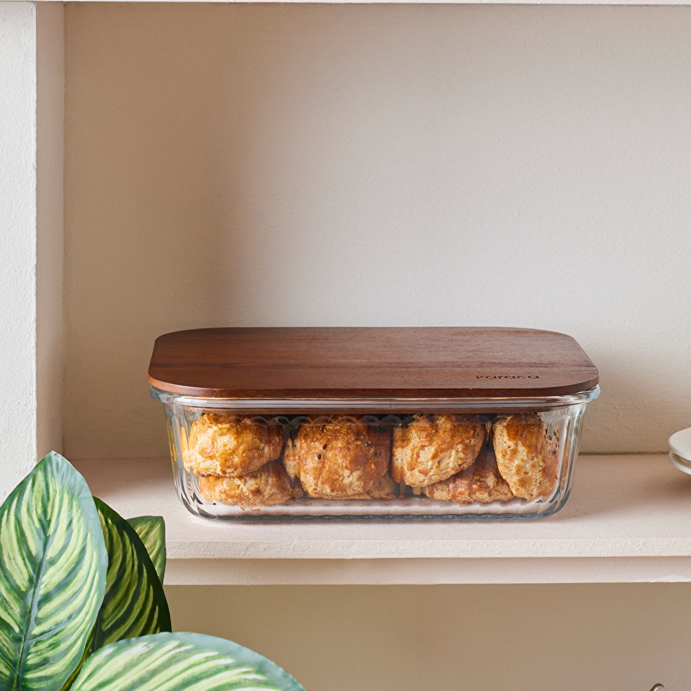 Karaca Massi Acacia Cam Saklama Kabı 1500 ml thumbnail 3