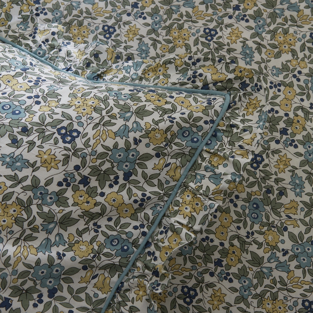 Karaca Home Minay 52 tel %100 Pamuk Çift Kişilik Nevresim Takımı Mavi görseli 10