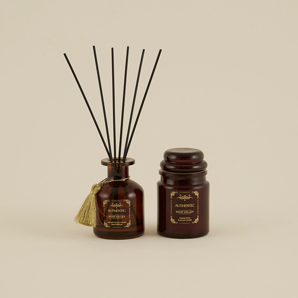 Karaca Home Authentic Serisi Rose Valley Kokulu Mum görseli 2