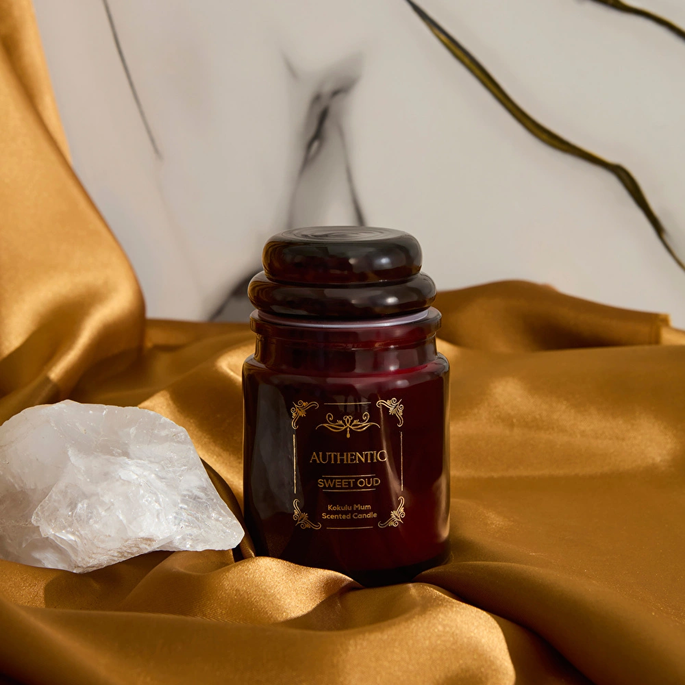 Karaca Home Authentic Serisi Sweet Oud Kokulu Mum görseli 2