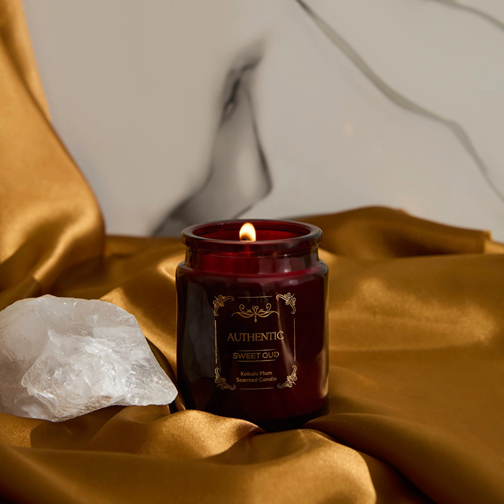 Karaca Home Authentic Serisi Sweet Oud Kokulu Mum görseli 3
