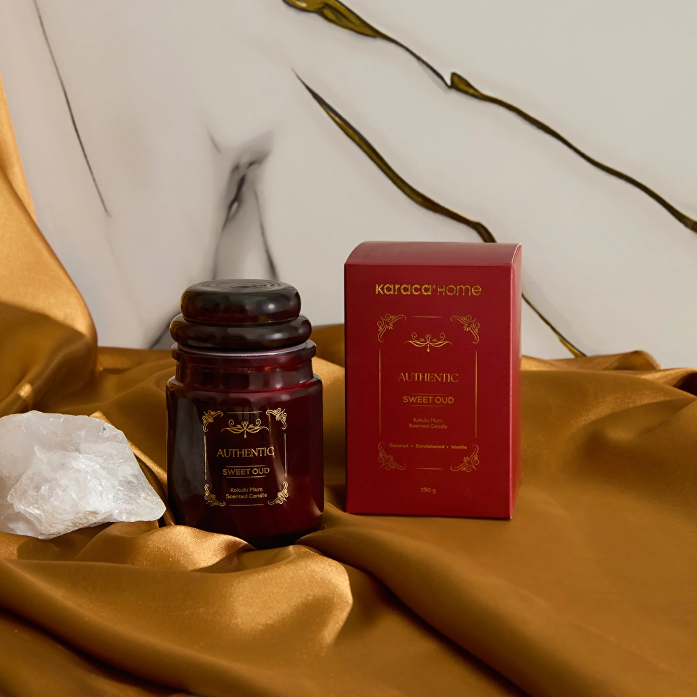 Karaca Home Authentic Serisi Sweet Oud Kokulu Mum görseli 4