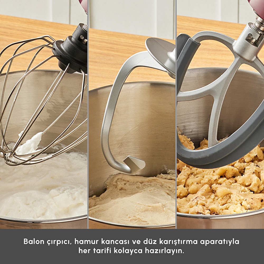 Karaca Chefcrafter Hamur Yoğurma Makinesi Red 1900W 7L görseli 5