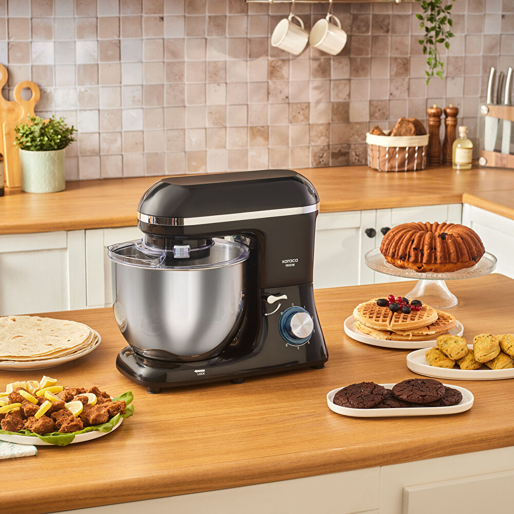 Karaca Chefcrafter Stand Mikser Mutfak Şefi 1900W Black