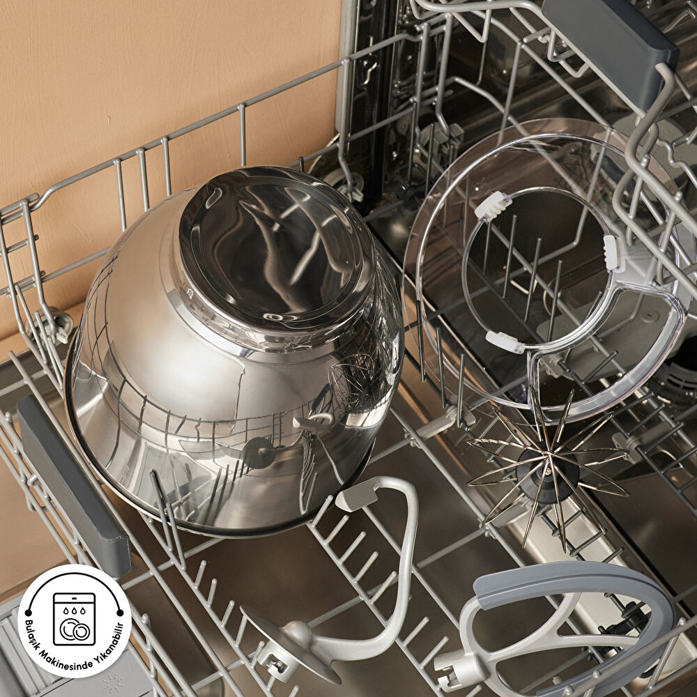 Karaca Chefcrafter Stand Mikser Mutfak Şefi 1900W Black thumbnail 10