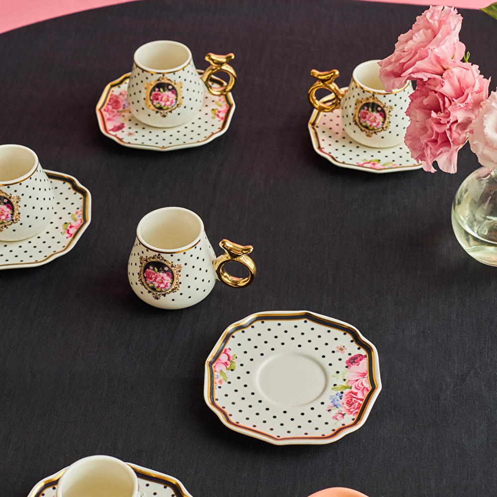 Karaca Şehrazat 6 Kişilik Kahve Fincanı 90 ml thumbnail 3