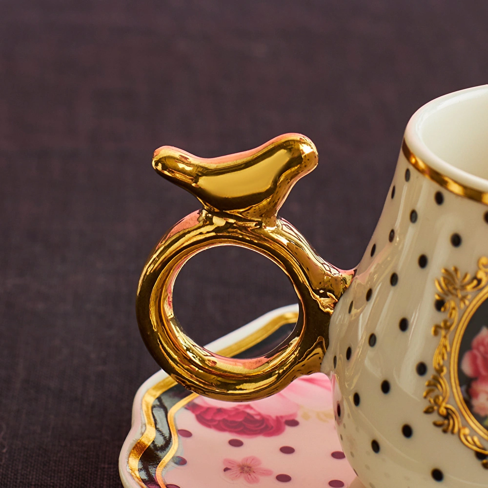 Karaca Şehrazat 6 Kişilik Kahve Fincanı 90 ml thumbnail 6