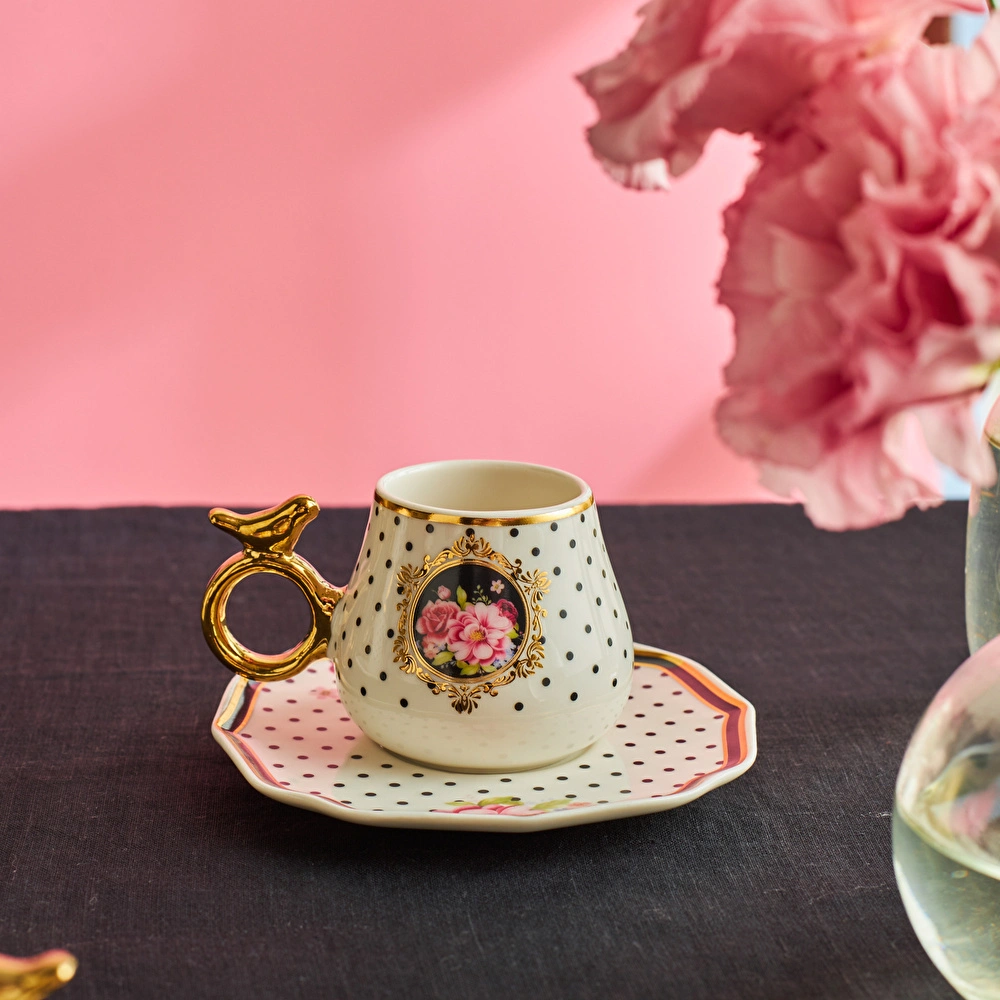 Karaca Şehrazat 6 Kişilik Kahve Fincanı 90 ml thumbnail 5