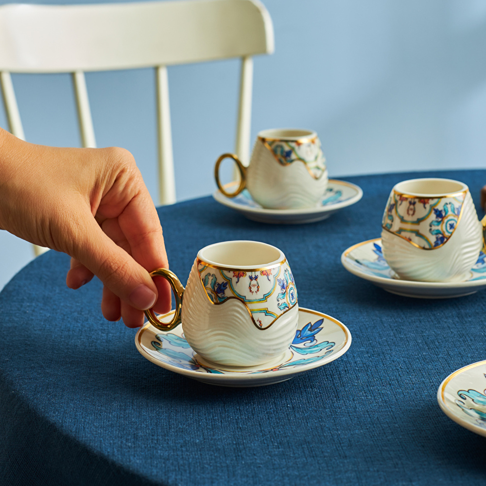 Karaca Efsun 6 Kişilik Kahve Fincan Takımı thumbnail 3