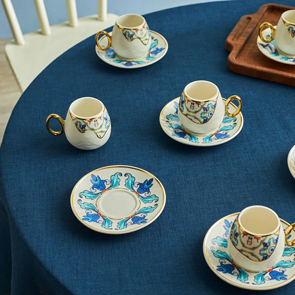 Karaca Efsun 6 Kişilik Kahve Fincan Takımı thumbnail 2