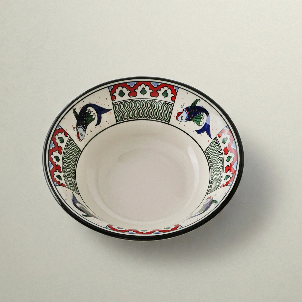 Karaca x Ömür Akkor İznik Balık Kase 16 cm görseli 2