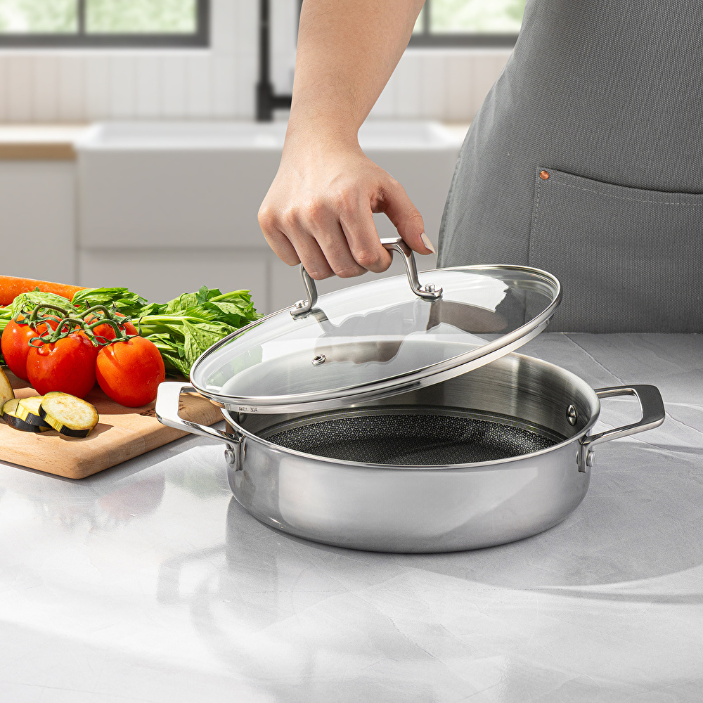 Emsan Pro Tri Ply Karnıyarık Tencere Çelik 24 cm görseli 3