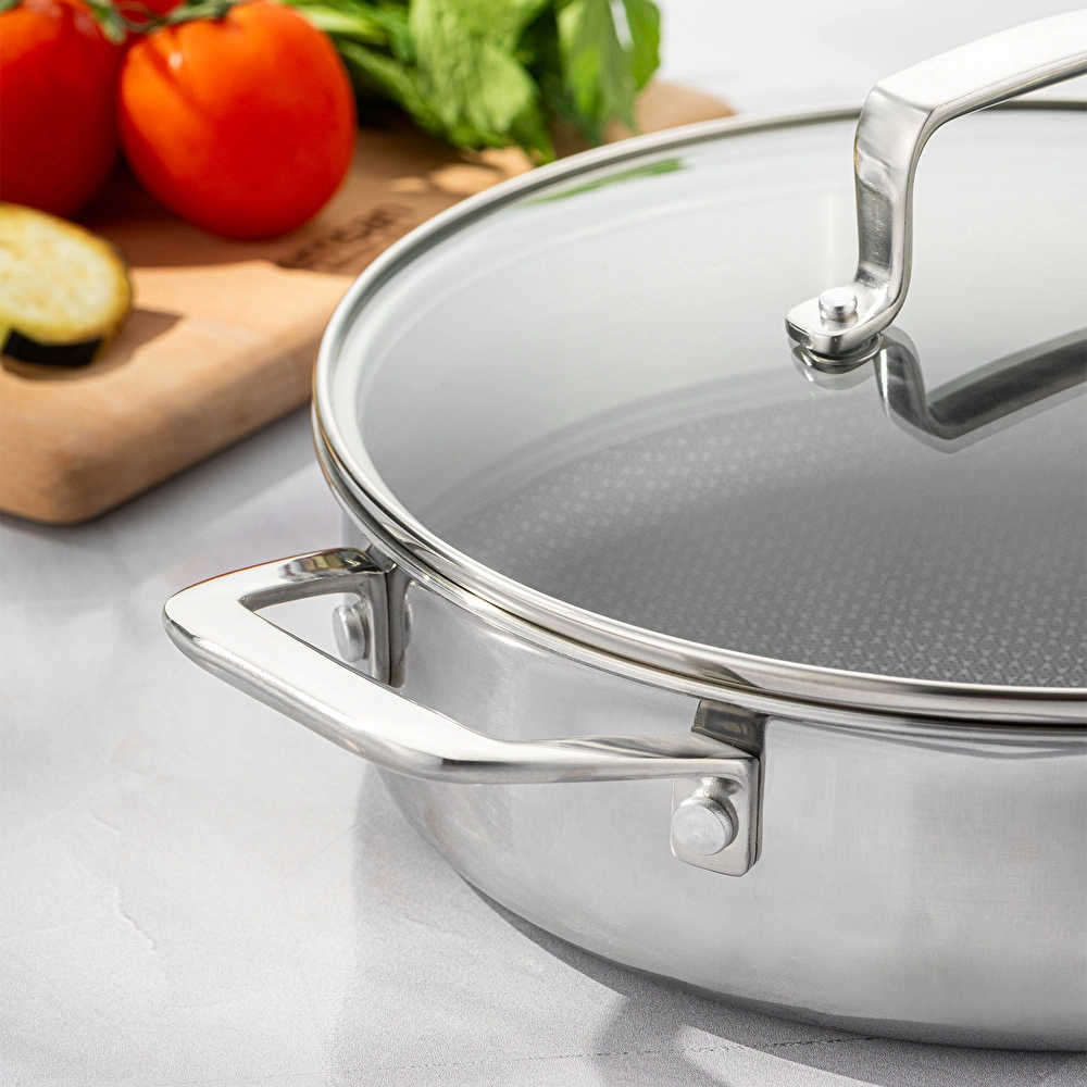 Emsan Pro Tri Ply Karnıyarık Tencere Çelik 24 cm görseli 5